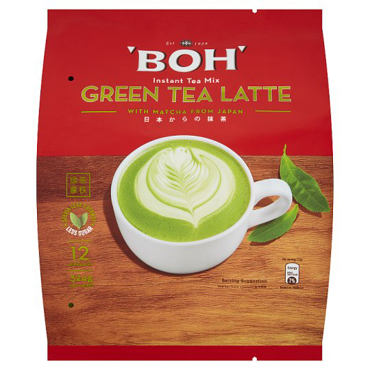 BOH GREEN TEA LATTE 27GX12S
