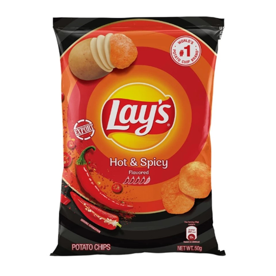 LAYS-CLAS-HOT-SPICY-50G.png LAYS CLAS HOT& SPICY 50G