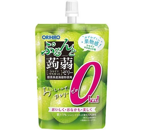 ORIHIRO-KONNYAKU-JELLY-ZERO-CALORIE-MUSCAT-130G-1盒8包.jpg ORIHIRO KONNYAKU JELLY ZERO CALORIE (MUSCAT) 130G