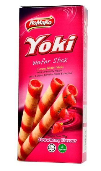 Screenshot-2025-01-13-150931.png ROMAKO Yoki Wafer Stick 90g - Strawberry