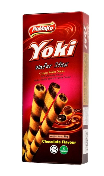 Screenshot-2025-01-13-151744.png ROMAKO Yoki Wafer Stick 90g - Chocolate