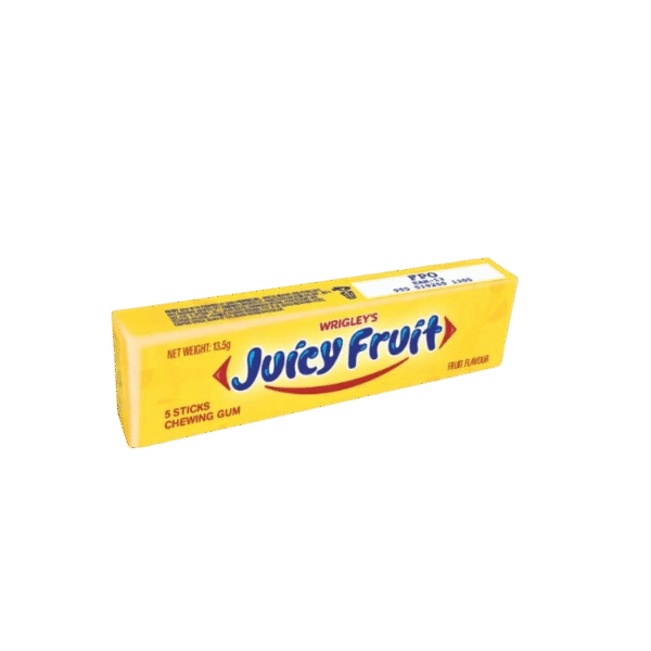 Wrigleys Chewgum Juicy Fruit 5’s