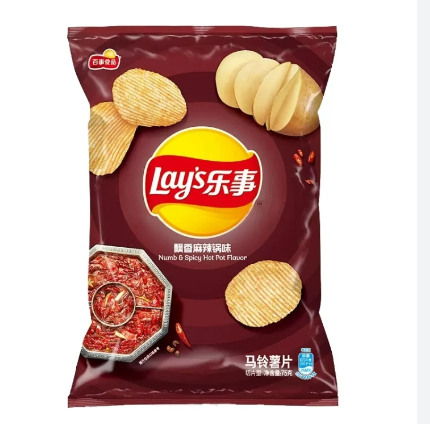 Lay’s Potato Chips [Fragrant Spicy Hot Pot Flavor] 70g