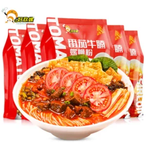 Hao Huan Luo Tomato Beef Brisket Snail Noodles 385g