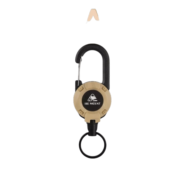 Elastic D-Shape Bag Keychain