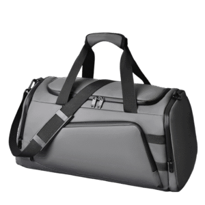 Water Resistant Pu Leather Gym Bag