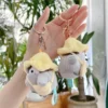 8cm Penguin Yellow Bag Keychain