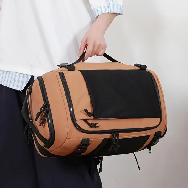 sg-11134201-7rdyx-mc1seketmk03dc Expandable Travel Backpack Large Capacity Shoe Compartment Wet Dry Separation Nylon