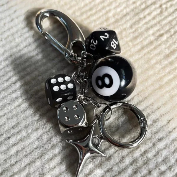 sg-11134301-7rd48-m6p69svqjdsid5.webp Dark Lucky Dice String Handmade Black 8 Keychain Bag